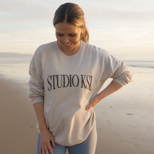 Studio KSL Crewneck Sweatshirt - Sand